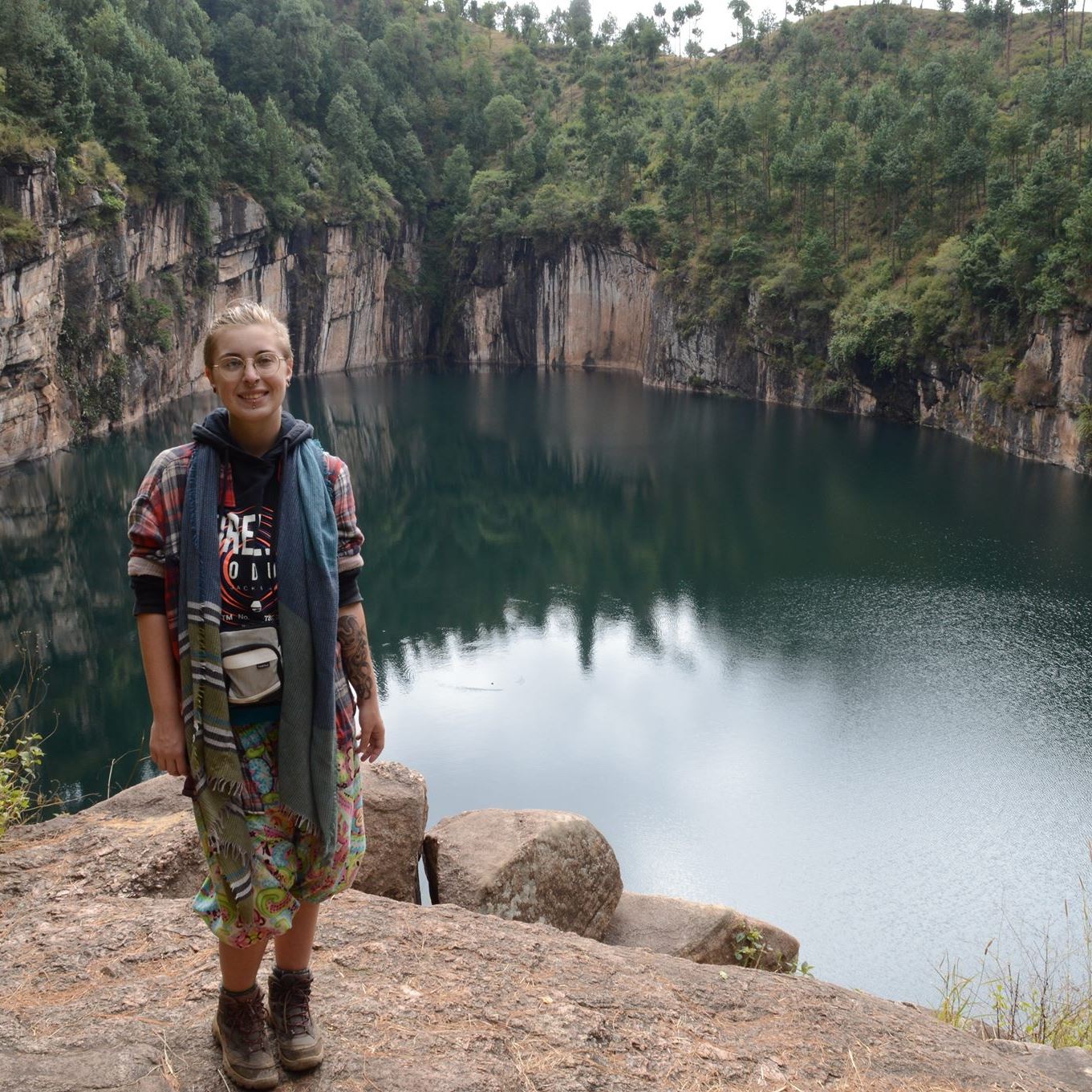 Portrait after a long hike to the sacred Tritiva Lake. Madagascar (2016).